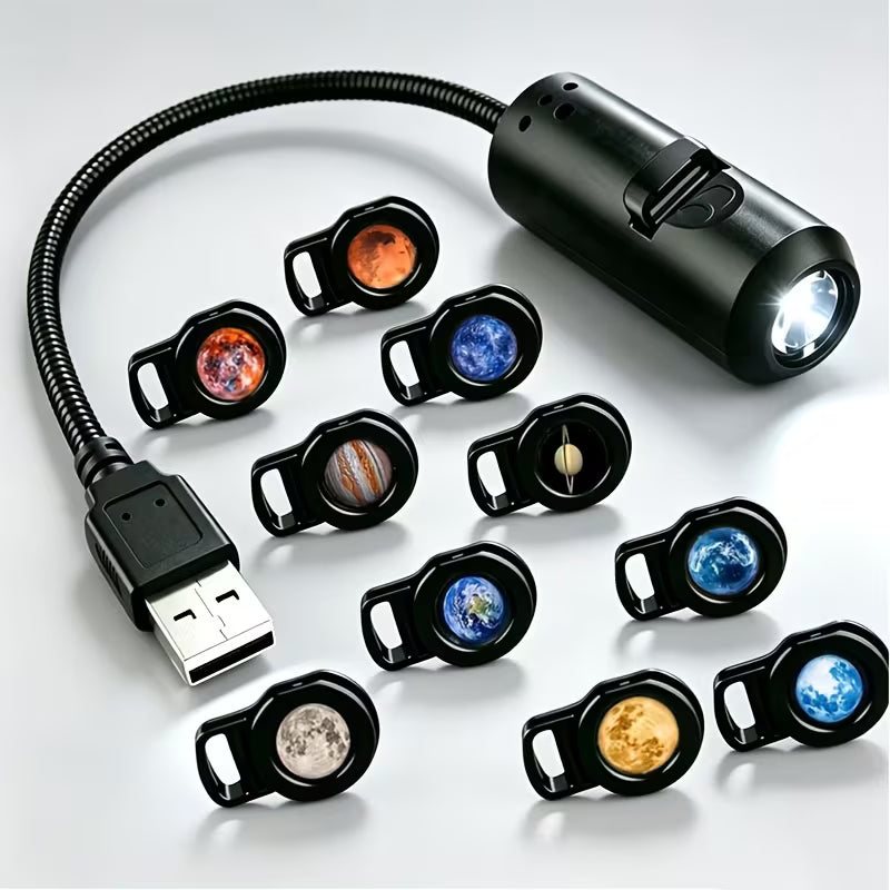 USB Planet Projection Lamp Starry Sky Night Light