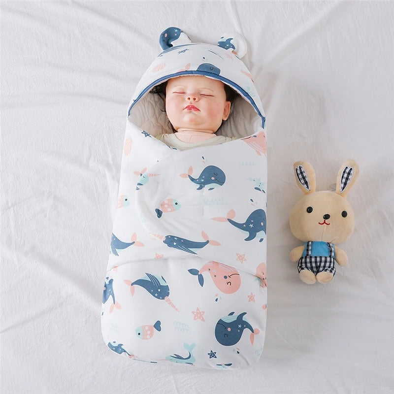 4 in 1 Special Bundle Wrap blanket + Nursing Apron (Free Feeding Spoon and pecifier)