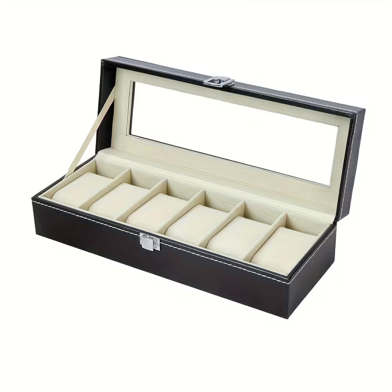 6-Slot Watch Display Box
