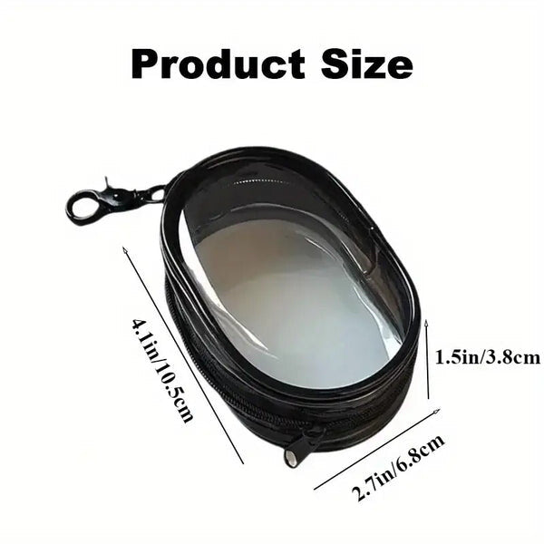 Portable Charger Storage Case With Keychain