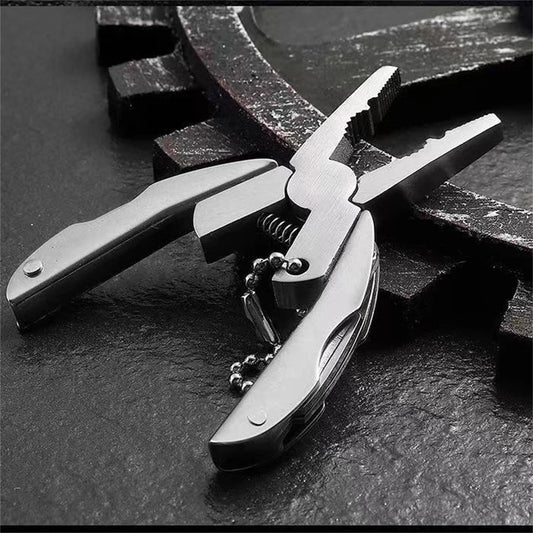 Multifunctional Stainless Steel Key Chain Pliers