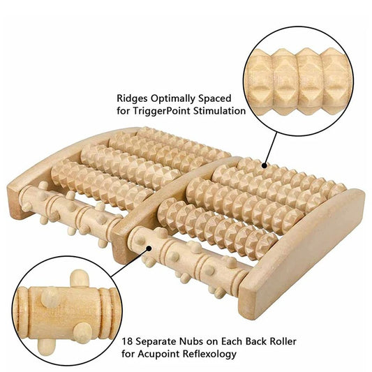 Wooden Foot Massager