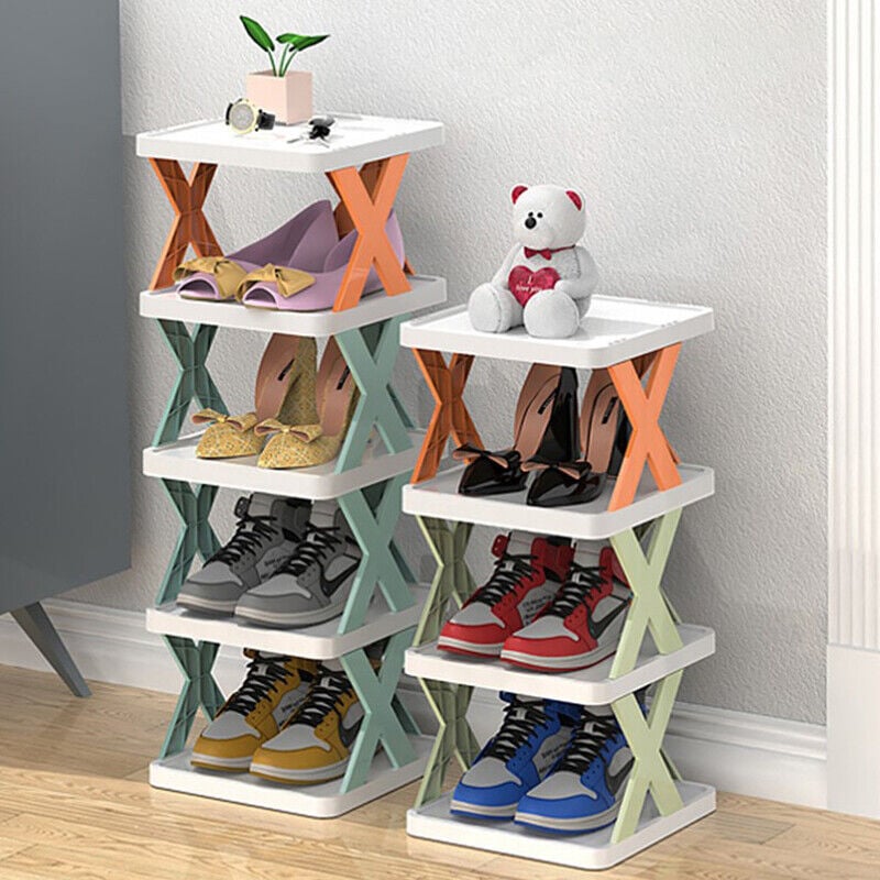 5-Layer Portable Shoe Rack Storage Organizer