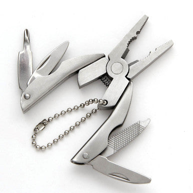 Multifunctional Stainless Steel Key Chain Pliers