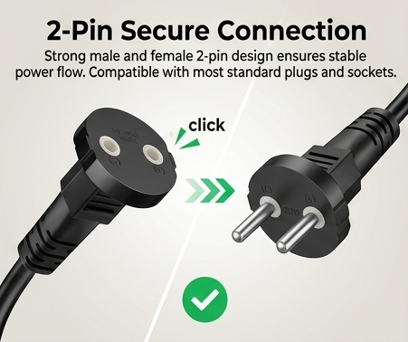 🔌 2-Pin Power Extension Cable