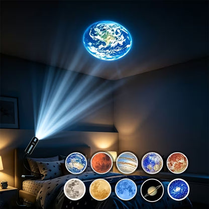 USB Planet Projection Lamp Starry Sky Night Light