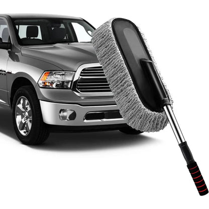 Microfiber Car Cleaning Duster – Extendable, Scratch-Free, Lint-Free