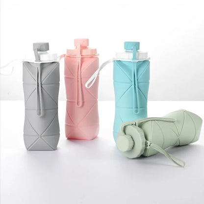 Folding Silicon Water Bottle