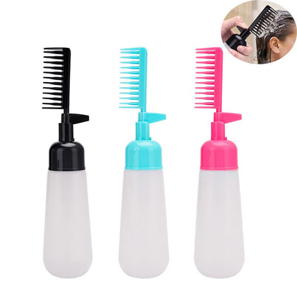 Premium Root Hair Dye Applicator Comb Bottle