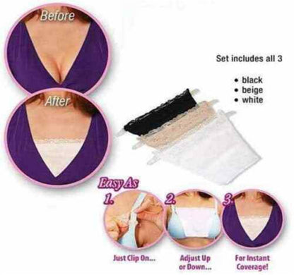 Women Lace Camisole ( Pack of 3 )