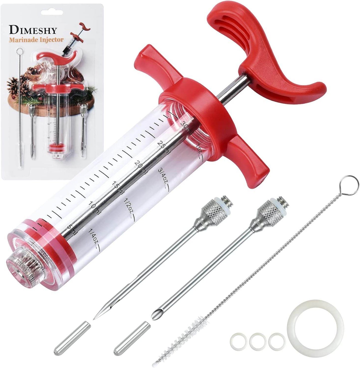 Seasoning Injector Needle+Oil Strainer Pot (2 In 1 Special Bundle)