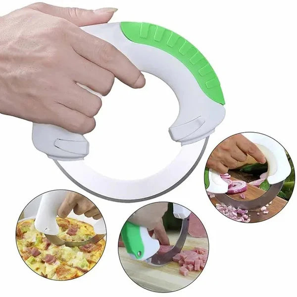 BOLO ROLLING KNIFE Vegetable Cutter Slicer 360