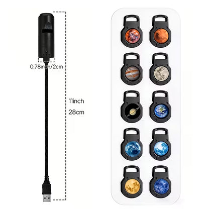 USB Planet Projection Lamp Starry Sky Night Light