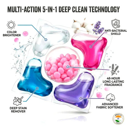 Ultra Clean 5 in 1 Liquid Laundry Pods
