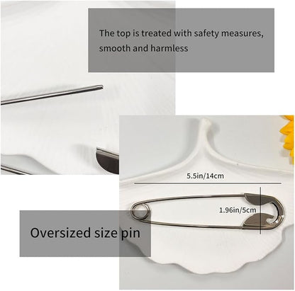 Safety Pin Hair Clip for Styling