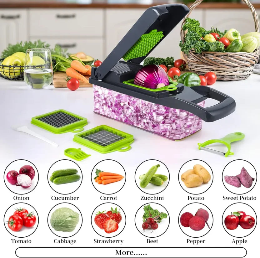 16 in 1 Multifunctional Vegetable Chopper Slicer