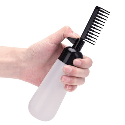 Premium Root Hair Dye Applicator Comb Bottle