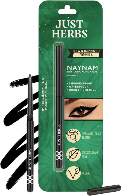 Retractable 2-in-1 Herbal Eyeliner + Kajal