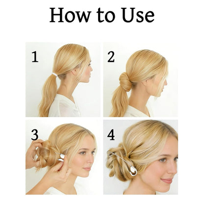 Safety Pin Hair Clip for Styling
