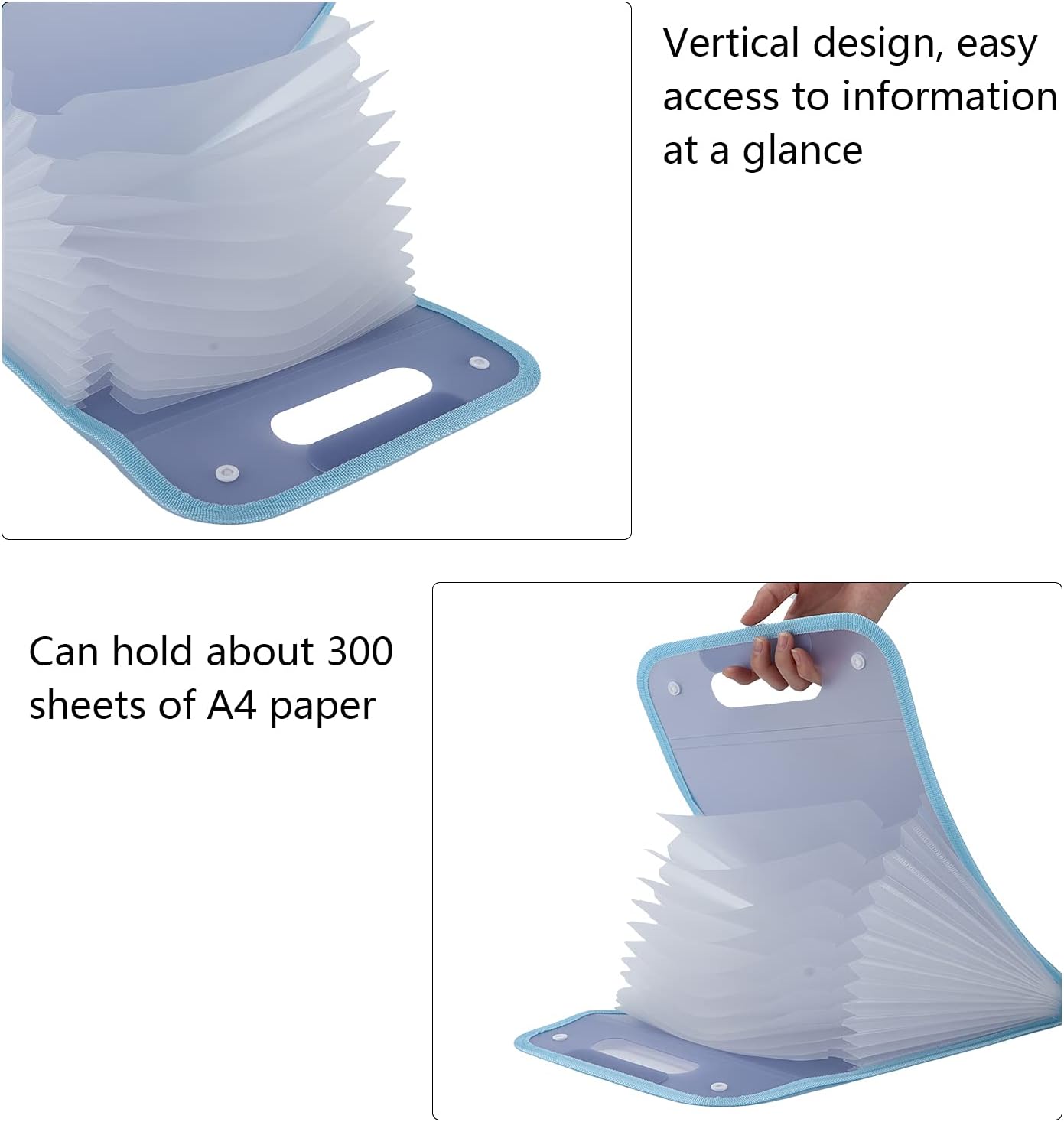 13 Pockets File Organizer