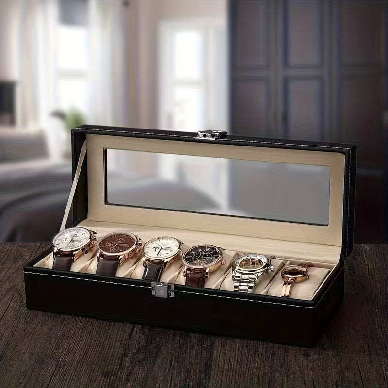 6-Slot Watch Display Box