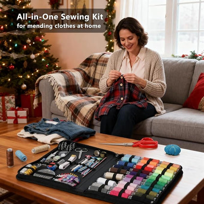 93 PCs Home Travel & Sewing Kit