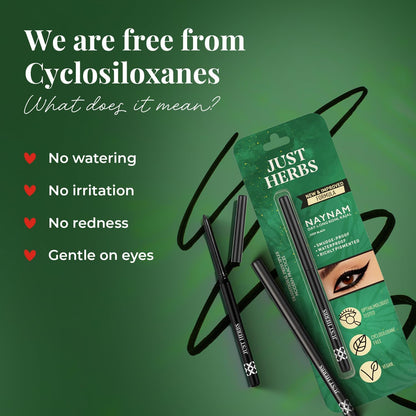 Retractable 2-in-1 Herbal Eyeliner + Kajal
