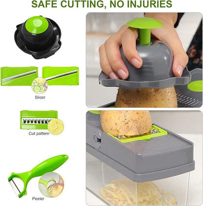 16 in 1 Multifunctional Vegetable Chopper Slicer