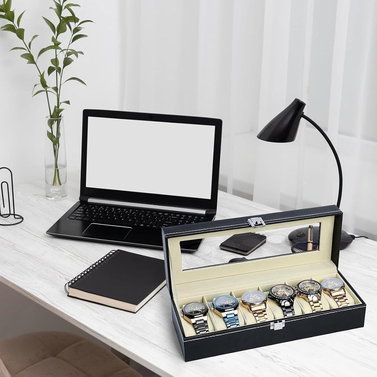 Premium 6-Slot Watch Organizer