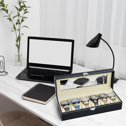 Premium 6-Slot Watch Organizer