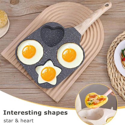 Star And Heart Fry Pan