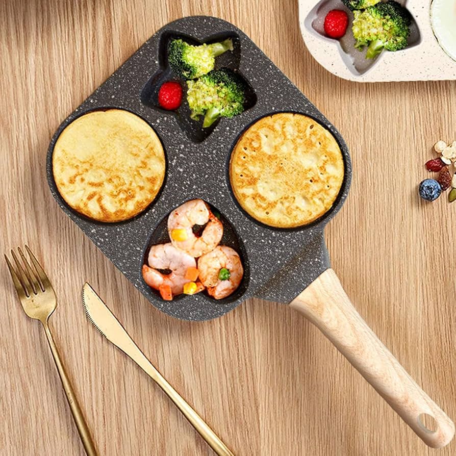 Star And Heart Fry Pan