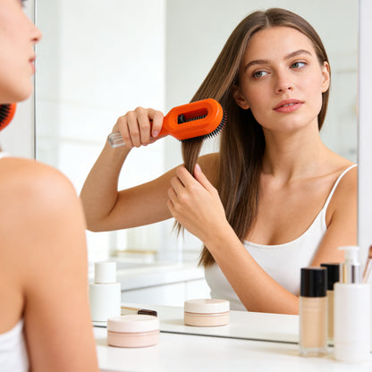 💇 2-in-1 Detangling Hairbrush With Spray Mist