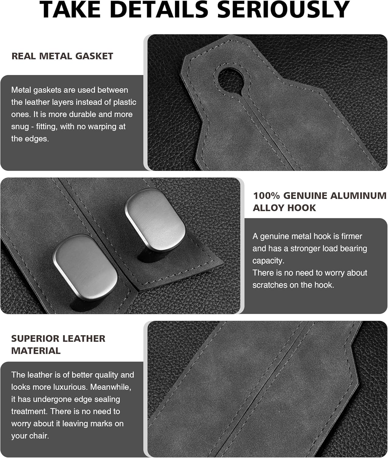 Universal Car Headrest Hooks
