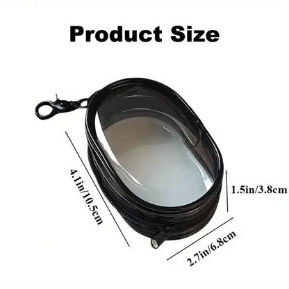 Portable Charger Storage Case With Keychain