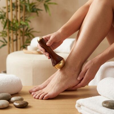✨ Luxury Wellness Combo – Kansa Wand + Wooden Tumbler
