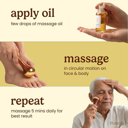 ✨ Kansa Facial Massage Tool