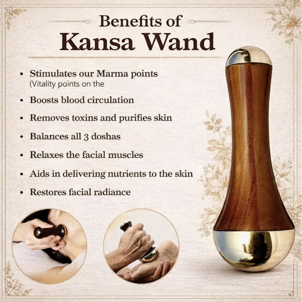 ✨ Kansa Facial Massage Tool