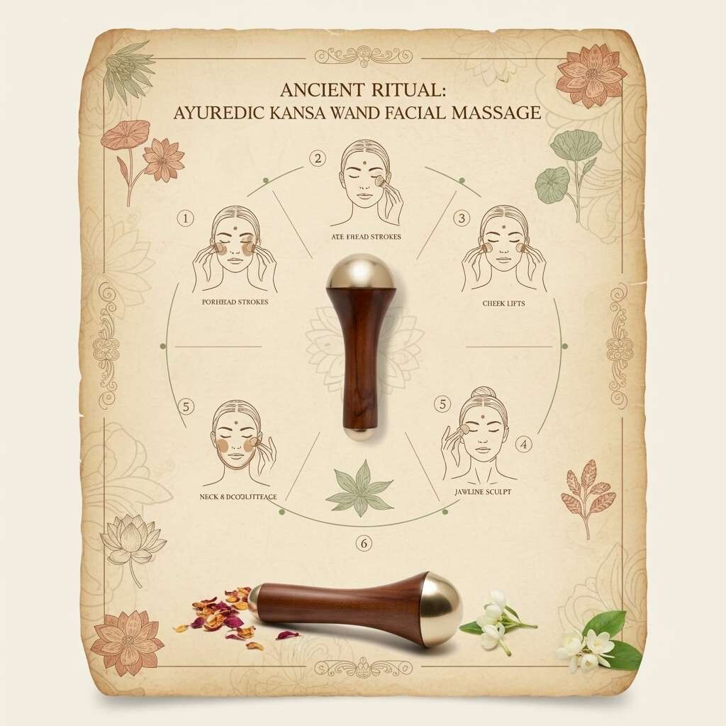 ✨ Kansa Facial Massage Tool