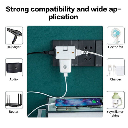 🔌 Compact Multi-Plug Power Adapter