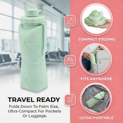 Foldable Silicone Water Bottle