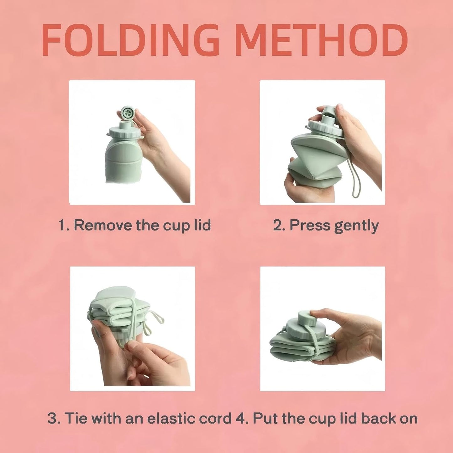 Foldable Silicone Water Bottle