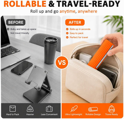 📱 Foldable Silicone Phone & Tablet Stand