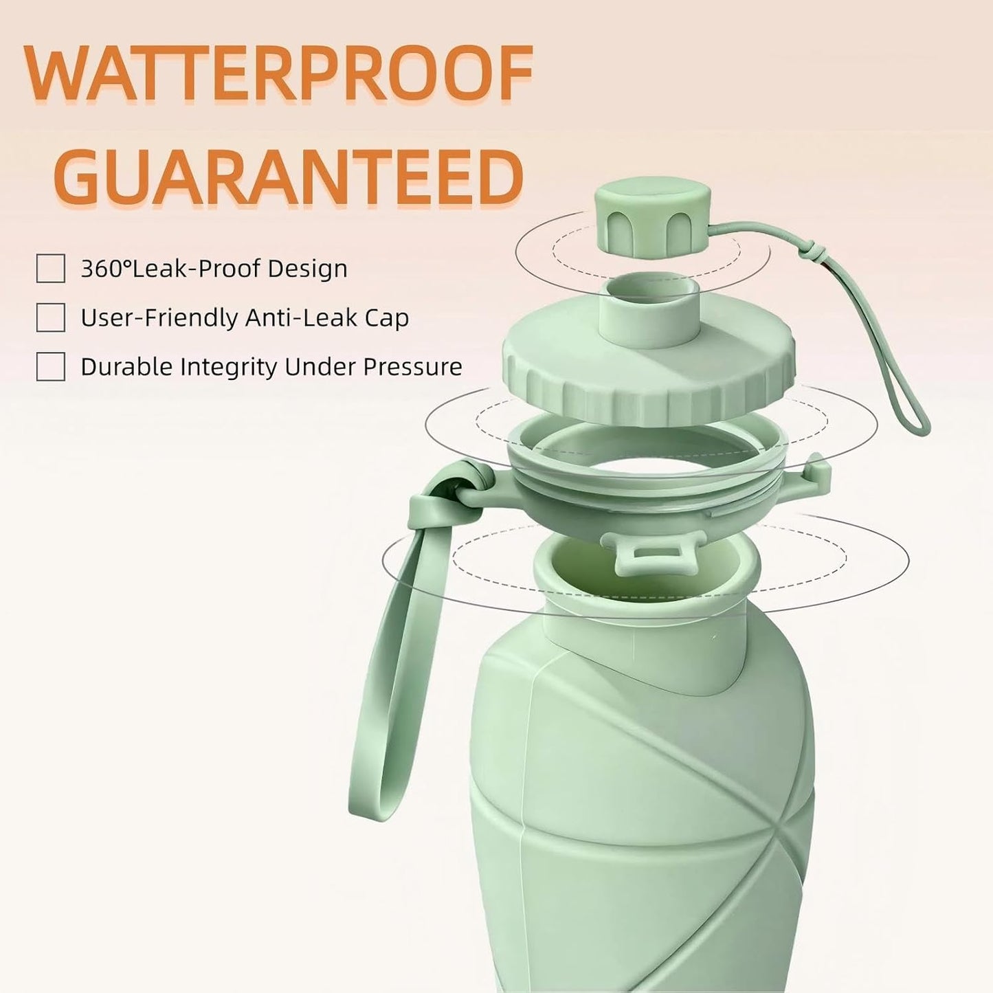 Foldable Silicone Water Bottle
