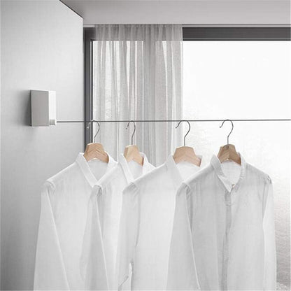 👕 Retractable Clothesline Hanging Rod