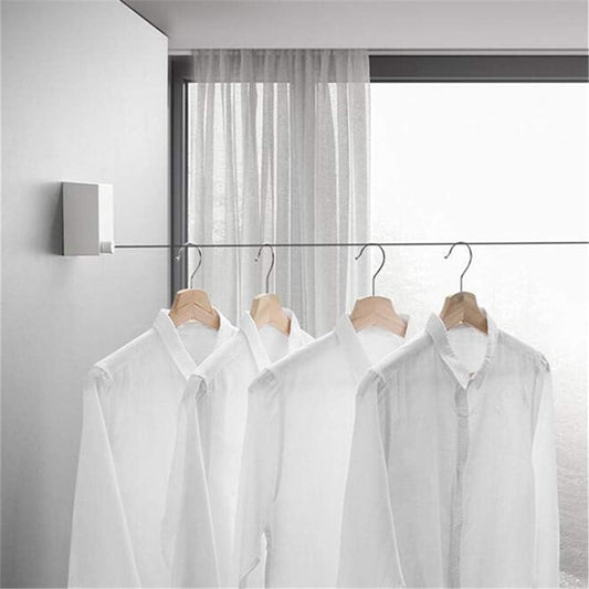 👕 Retractable Clothesline Hanging Rod