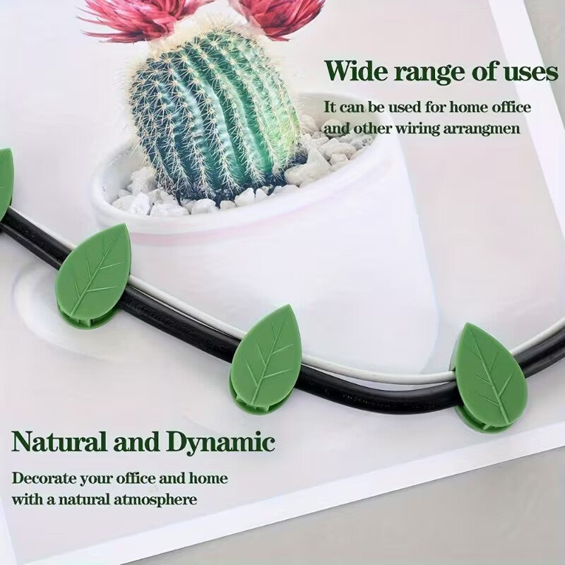 🍃Self-Adhesive Leaf-Shaped Plant Support Clips