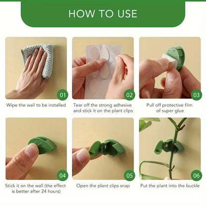 🍃Self-Adhesive Leaf-Shaped Plant Support Clips