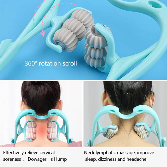 6 Wheel Neck Massager Roller