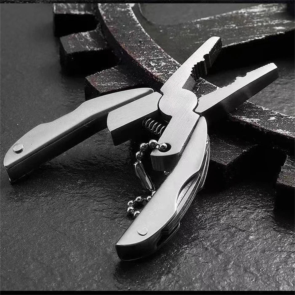 Multifunctional Stainless Steel Key Chain Pliers